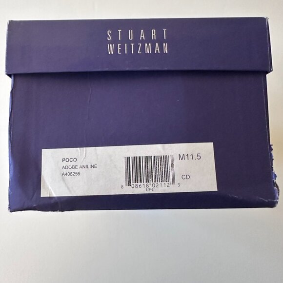 Stuart Weitzman Size 11.5 “Adobe” Patent Kitten Heel Pumps - Picture 2 of 8